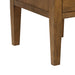 Portico Half Pedestal Desk with Power/USB in Brown Oak - Vida Furniture (Laredo,TX)