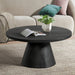 Portland Round Coffee Table in Black - Vida Furniture (Laredo,TX)