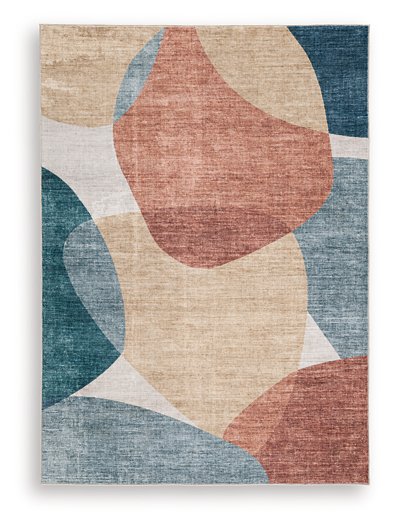 Chanleigh Washable 5' x 7' Area Rug - Vida Furniture (Laredo,TX)