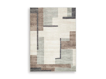 Larkport Washable Area Rug - Vida Furniture (Laredo,TX)