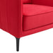 Rae Chair in Lavish 152 Red Velvet - Vida Furniture (Laredo,TX)