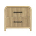 Ridgemont 2-Drawer Nightstand with USB in Natural - Vida Furniture (Laredo,TX)