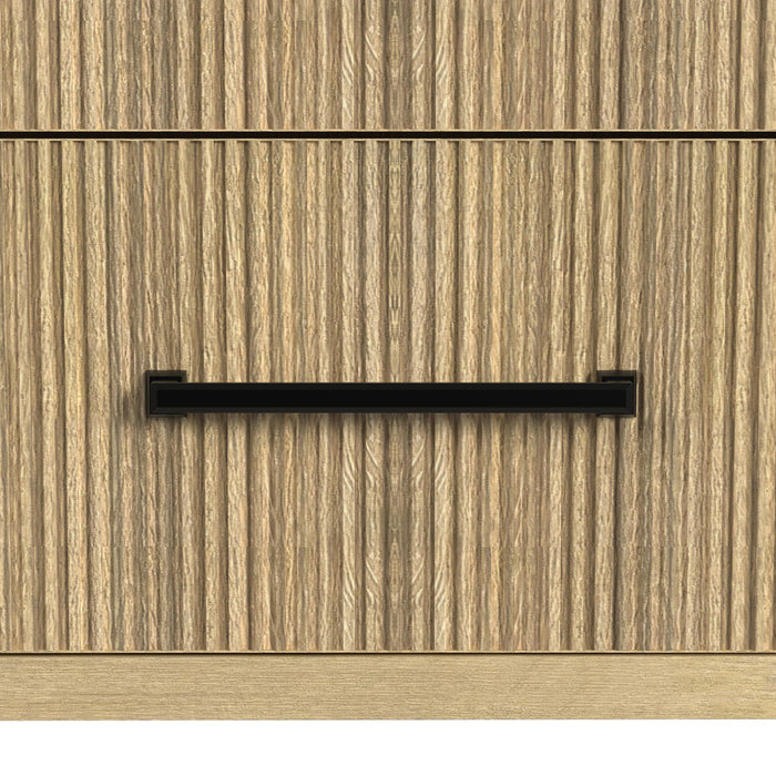 Ridgemont 2-Drawer Nightstand with USB in Natural - Vida Furniture (Laredo,TX)