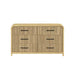 Ridgemont 6-Drawer Dresser in Natural - Vida Furniture (Laredo,TX)