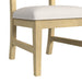 Ridgemont Dining Side Chair with White Fabric in Natural (2 Per Carton) - Vida Furniture (Laredo,TX)
