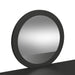 Ridgemont Dressing Table and Mirror in Black with Grain - Vida Furniture (Laredo,TX)