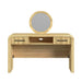 Ridgemont Dressing Table and Mirror in Natural - Vida Furniture (Laredo,TX)