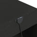Ridgemont End Table with USB in Black with Grain - Vida Furniture (Laredo,TX)