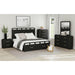 Ridgemont Storage Bedroom Set in Black with Grain - Vida Furniture (Laredo,TX)