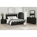 Ridgemont Dresser and Mirror Set in Black with Grain - Vida Furniture (Laredo,TX)