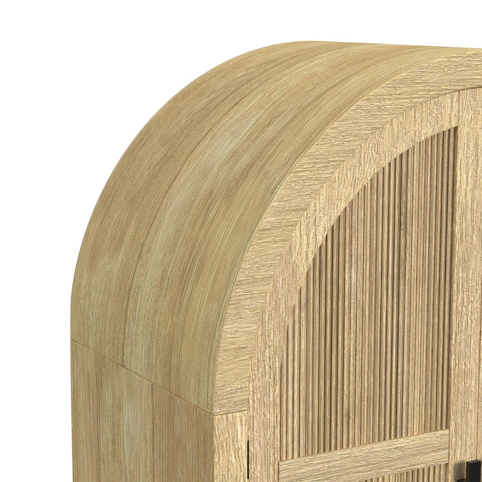 Ridgemont Large Bookcase in Natural - Vida Furniture (Laredo,TX)