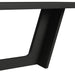 Ridgemont Rectangular Dining Table in Black with Grain - Vida Furniture (Laredo,TX)