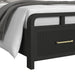 Ridgemont Storage Bedroom Set in Black with Grain - Vida Furniture (Laredo,TX)