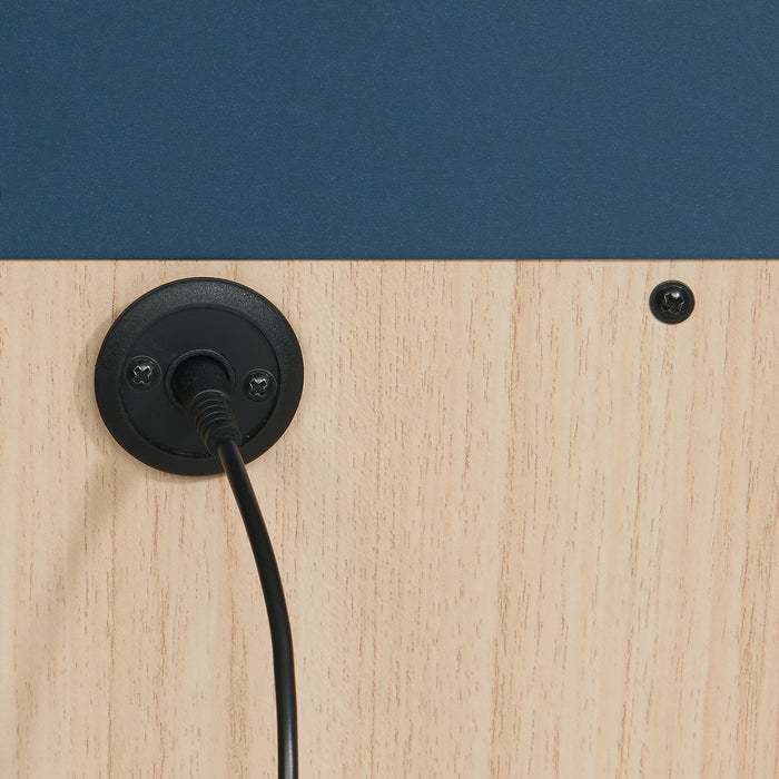 Rio Nightstand with Electronic Features - Vida Furniture (Laredo,TX)