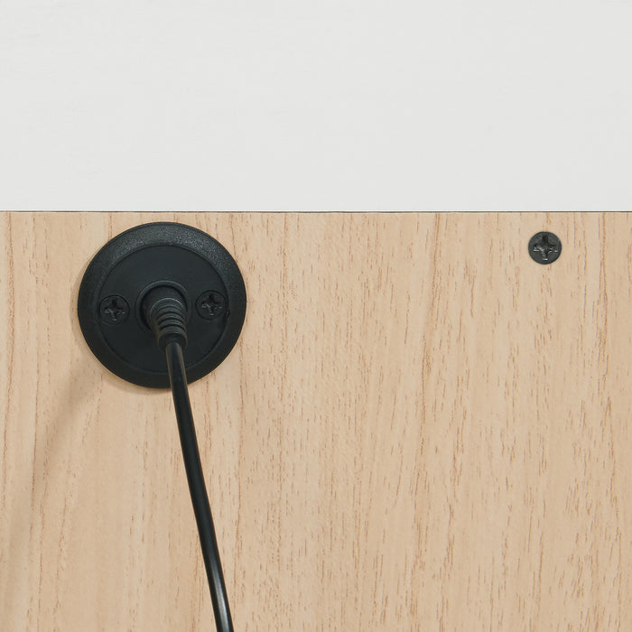 Rio Nightstand with Electronic Features - Vida Furniture (Laredo,TX)