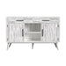 Rogen Rustic Buffet in Rustic White - Vida Furniture (Laredo,TX)