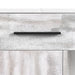 Rogen Rustic Buffet & Hutch with LED in Rustic White - Vida Furniture (Laredo,TX)