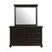 Slater Dresser & Mirror Set Black - Vida Furniture (Laredo,TX)