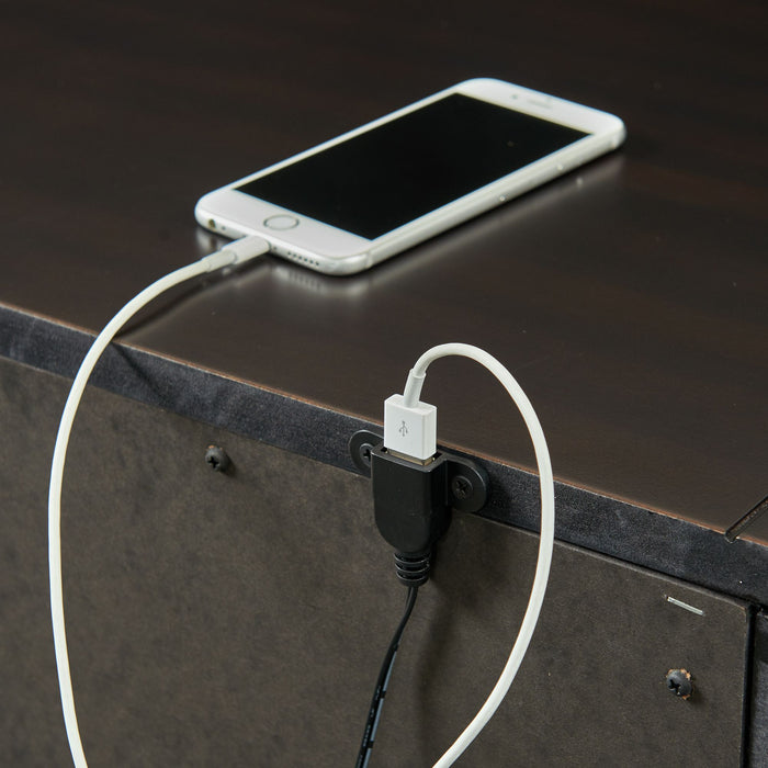 Slater Platform Storage Bedroom Set Black - Vida Furniture (Laredo,TX)