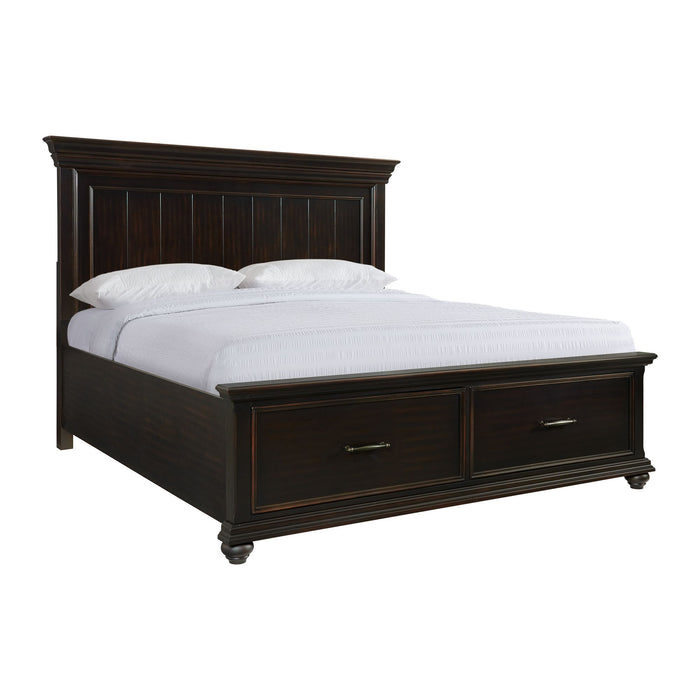 Slater Bed Black - Vida Furniture (Laredo,TX)