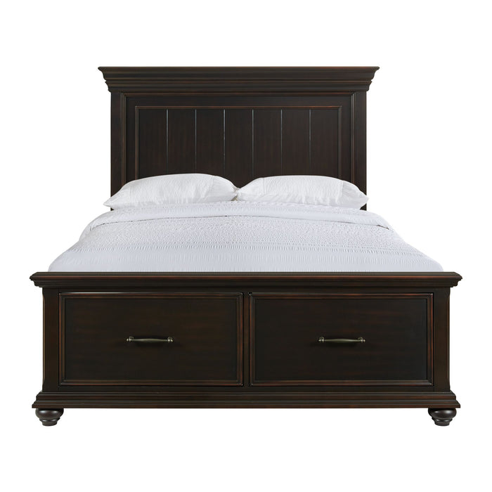Slater Bed Black - Vida Furniture (Laredo,TX)