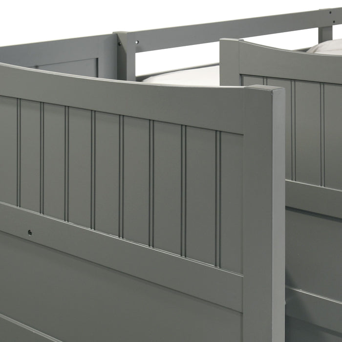 Sami Over Step Bunk with Left HB - Vida Furniture (Laredo,TX)