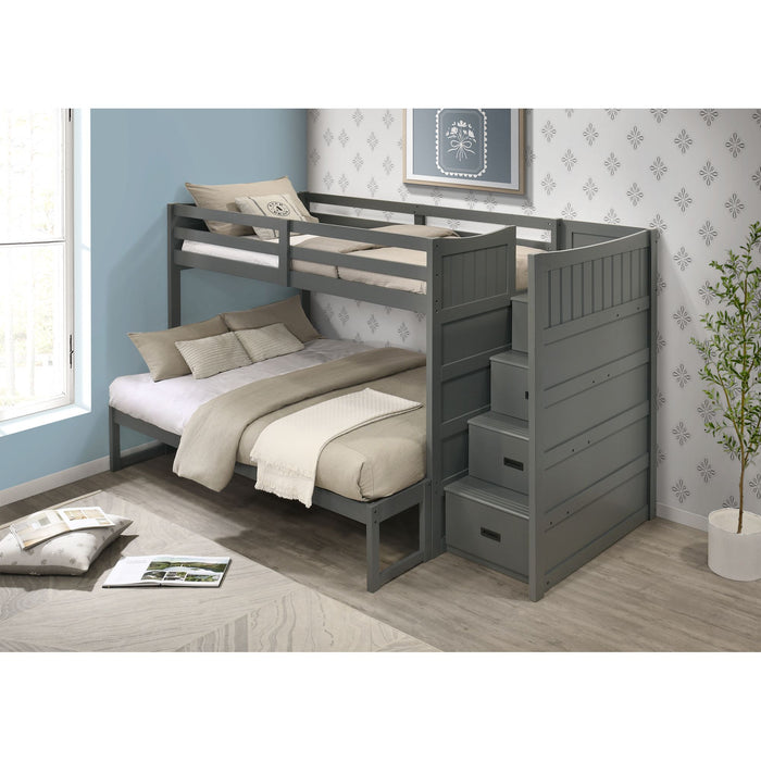 Sami Over Step Bunk with Right HB - Vida Furniture (Laredo,TX)