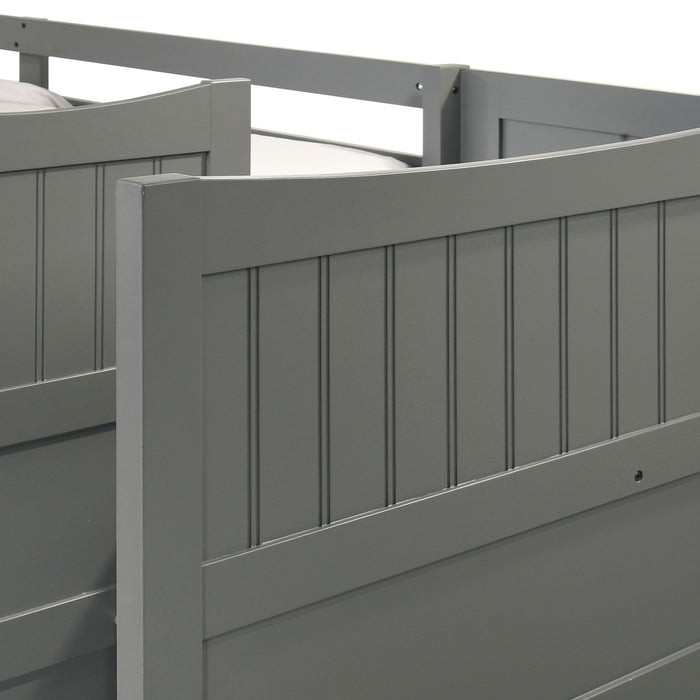 Sami Over Step Bunk with Right HB - Vida Furniture (Laredo,TX)