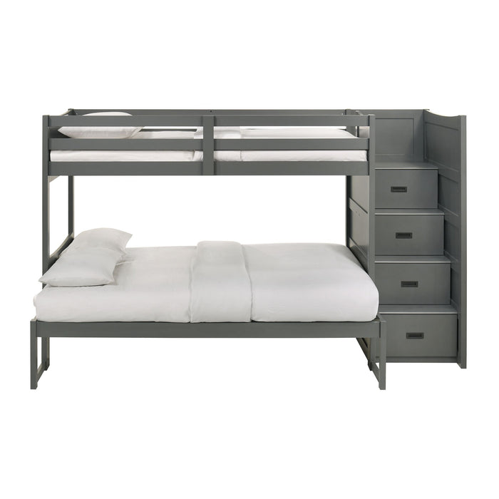 Sami Over Step Bunk with Right HB - Vida Furniture (Laredo,TX)