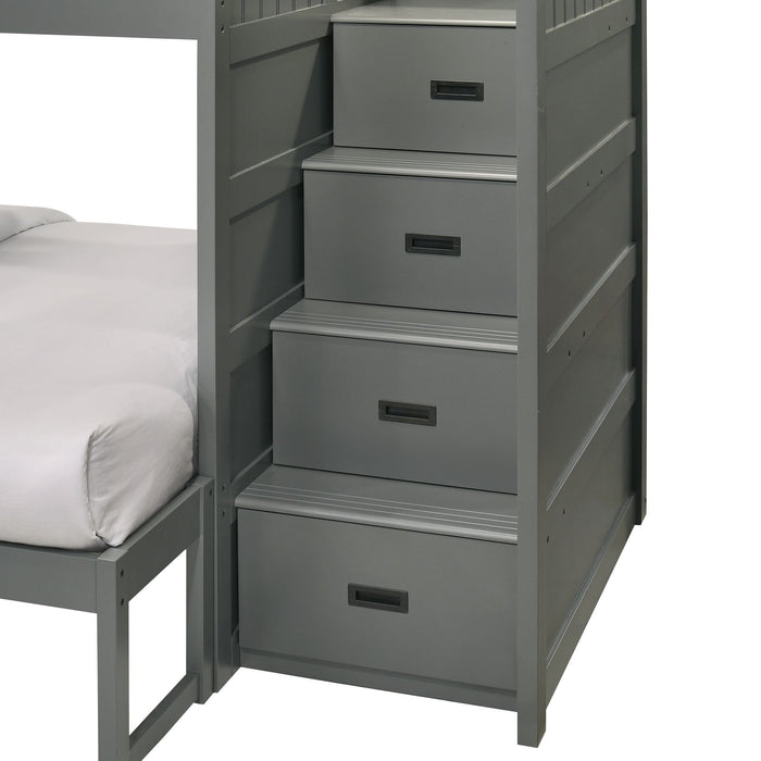 Sami Over Step Bunk with Right HB - Vida Furniture (Laredo,TX)