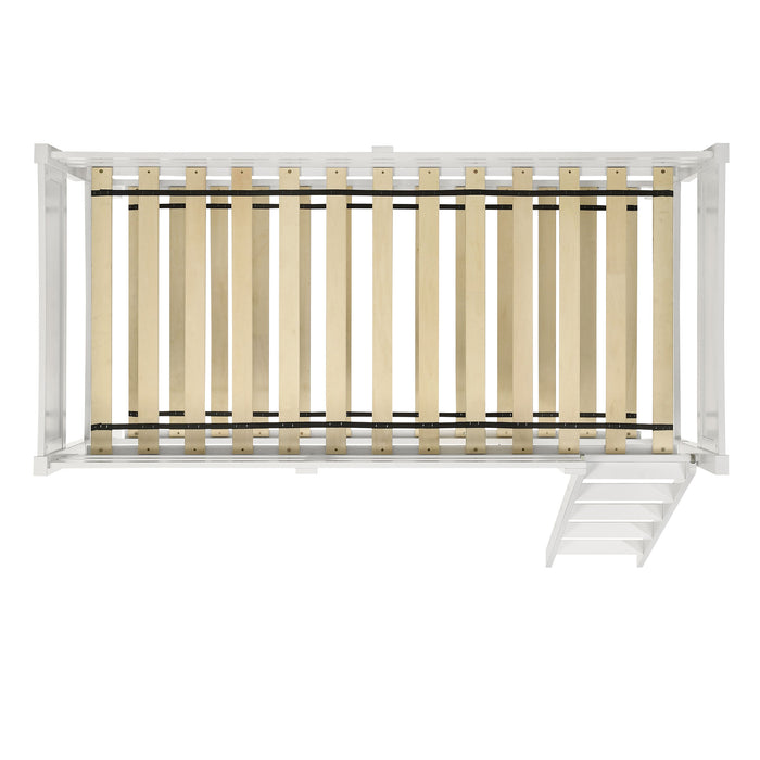 Sami Over Bunk White - Vida Furniture (Laredo,TX)