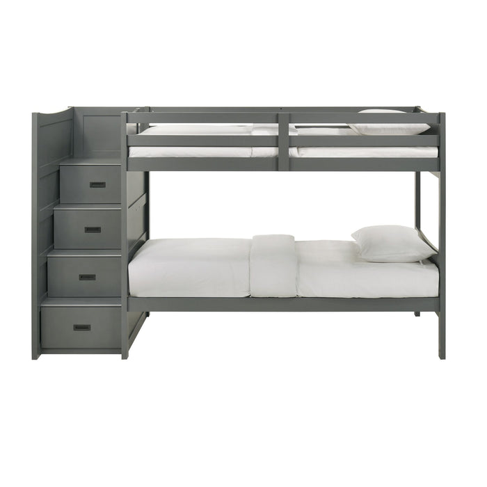 Sami Over Step Bunk with Left HB - Vida Furniture (Laredo,TX)
