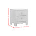 Sami Youth 2-Drawer Nightstand - Vida Furniture (Laredo,TX)
