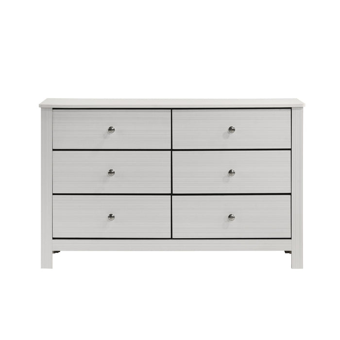 Sami Youth 6-Drawer Dresser - Vida Furniture (Laredo,TX)