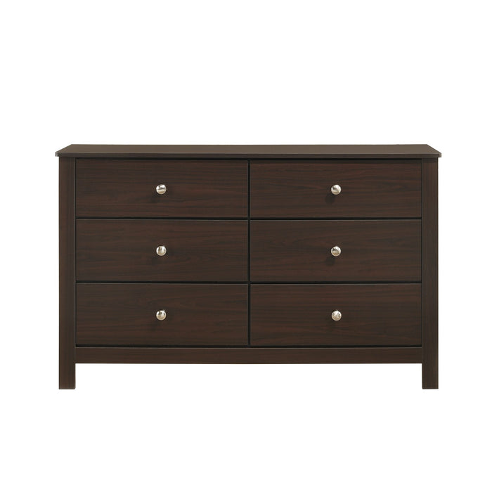Sami Youth 6-Drawer Dresser - Vida Furniture (Laredo,TX)