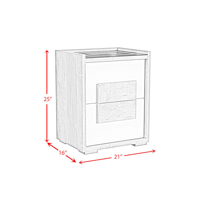 San Matteo Bedroom Set with LED - Vida Furniture (Laredo,TX)