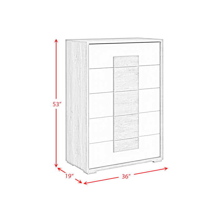 San Matteo Bedroom Set with LED - Vida Furniture (Laredo,TX)