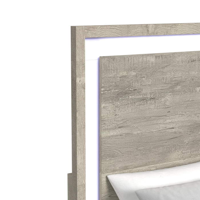 San Matteo Bed with LED - Vida Furniture (Laredo,TX)