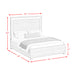 San Matteo Bed with LED - Vida Furniture (Laredo,TX)