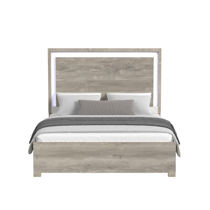 San Matteo Bed with LED - Vida Furniture (Laredo,TX)