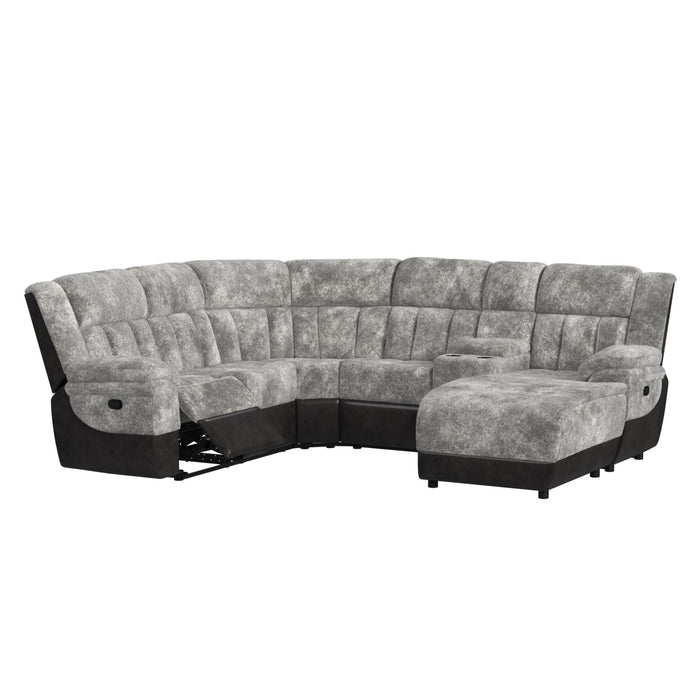 Santorini Armless Chair in Dillon/Shire Grey - Vida Furniture (Laredo,TX)