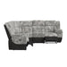 Santorini LHF Power Motion Recliner in Dillon/Shire Grey - Vida Furniture (Laredo,TX)