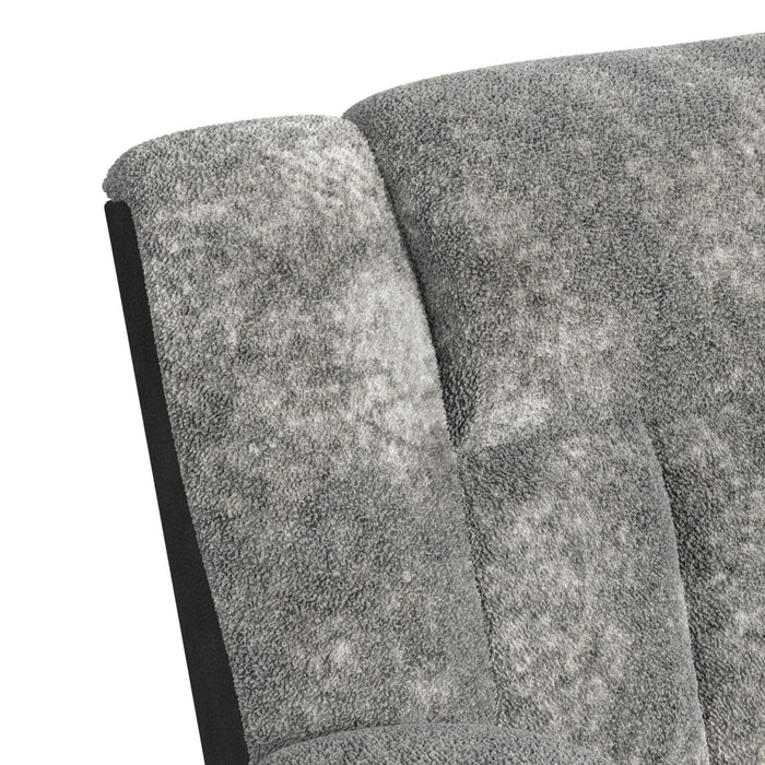 Santorini LHF Power Motion Recliner in Dillon/Shire Grey - Vida Furniture (Laredo,TX)