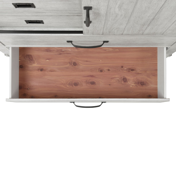 Scott Chest White Finish - Vida Furniture (Laredo,TX)