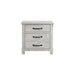 Scott Nightstand W/USB White Finish - Vida Furniture (Laredo,TX)