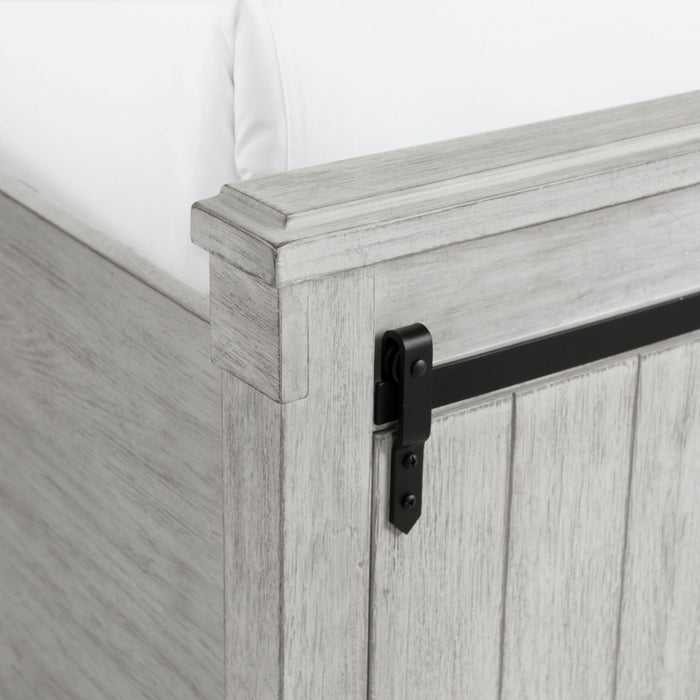 Scott Storage Bed White Finish - Vida Furniture (Laredo,TX)