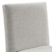 Seneca Counter Side Chair with Grey Fabric in Brown (2 Per Carton) - Vida Furniture (Laredo,TX)