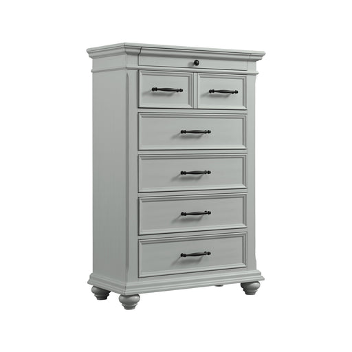 Slater Chest Grey - Vida Furniture (Laredo,TX)