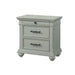 Slater Nightstand w/USB Grey - Vida Furniture (Laredo,TX)