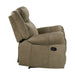 Sorrento Glider Recliner in T101 Brown - Vida Furniture (Laredo,TX)